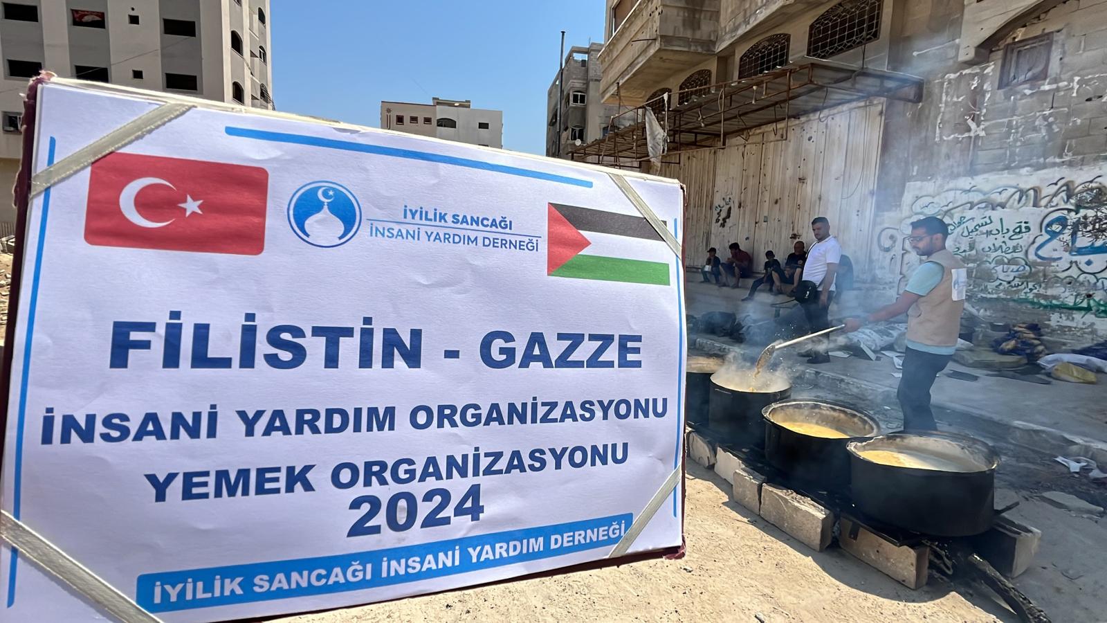 Filistin - Gazze Bölgesinde Yemek Yardımlarımız Devam Ediyor