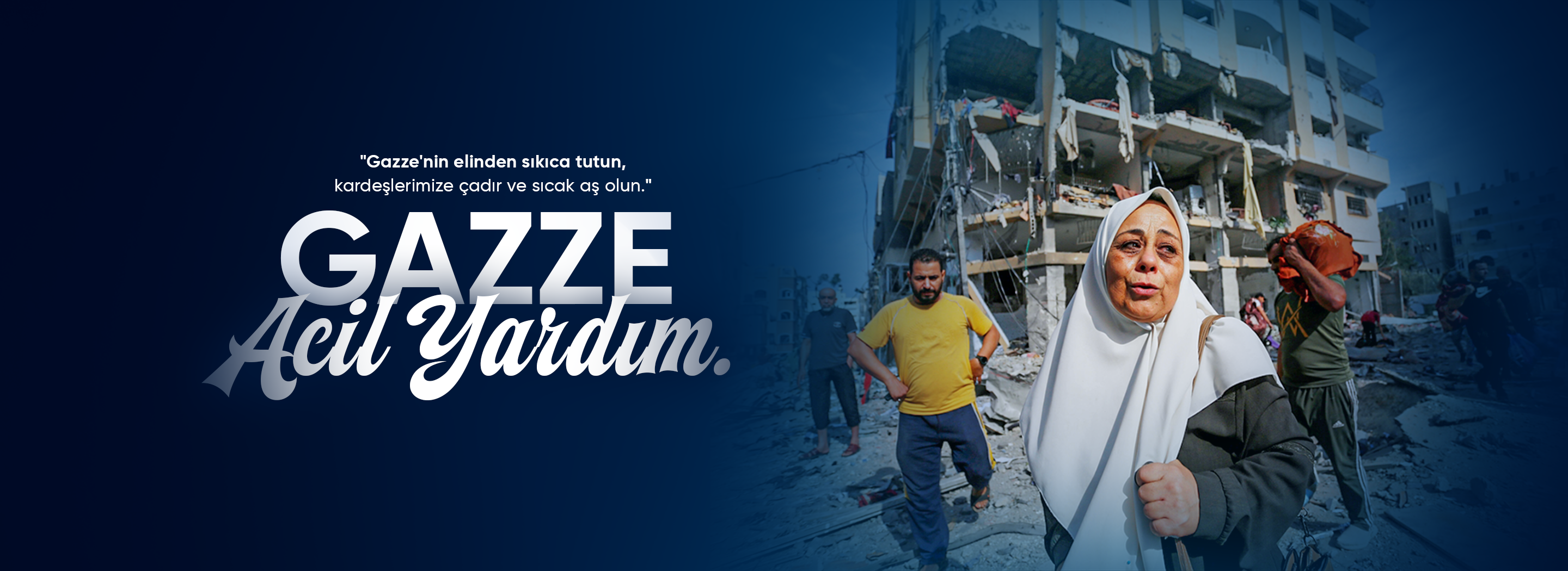 Filistin Gazze'ye yardımlarınızı iletiyoruz